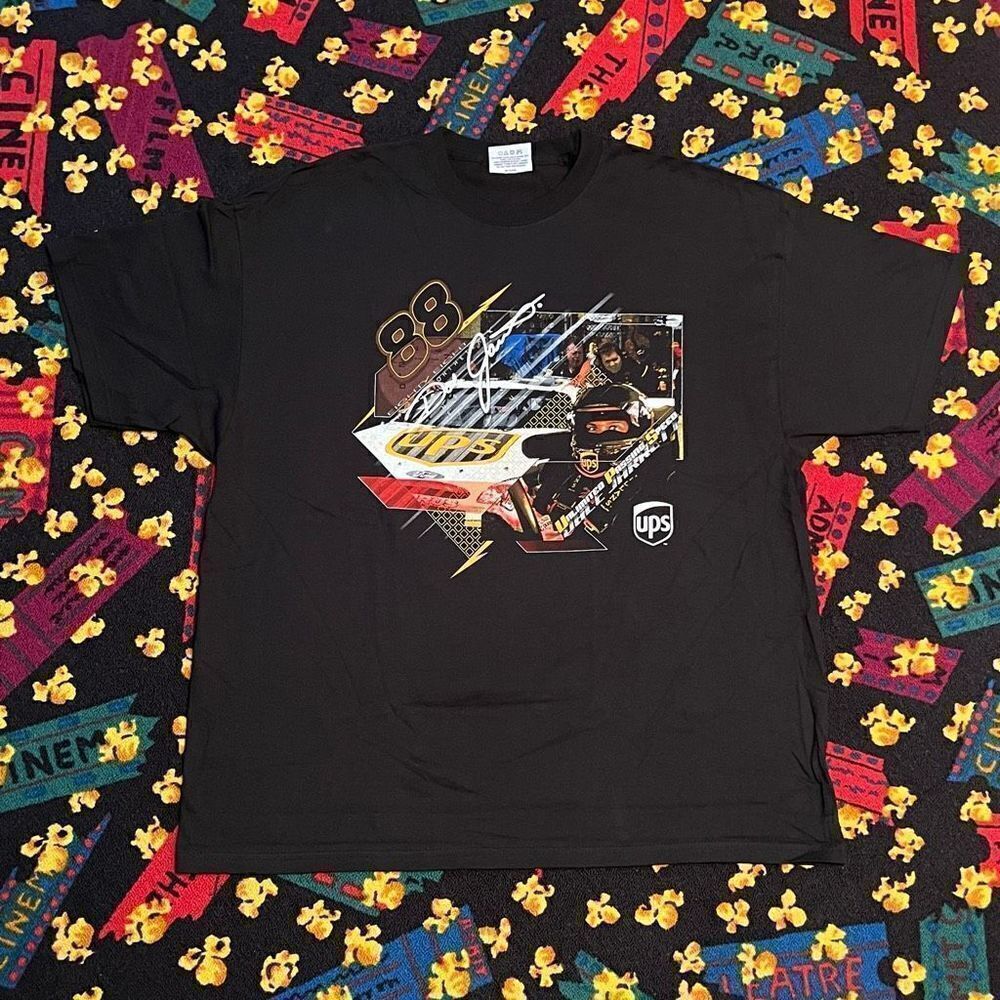Chase Authentics NASCAR Dale Jarrett 88 Front & Back Graphic Tee Shirt / Size XL